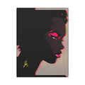 Bold Pink Noir Portrait — Wall Decor