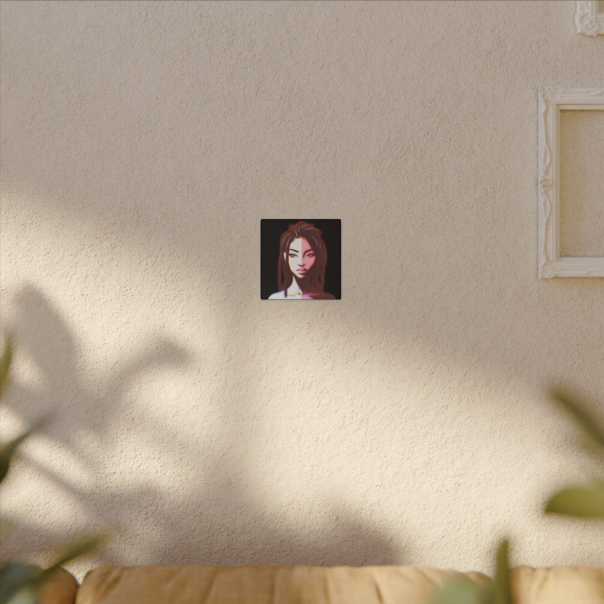 Split-Tone Portrait Canvas Print — Modern